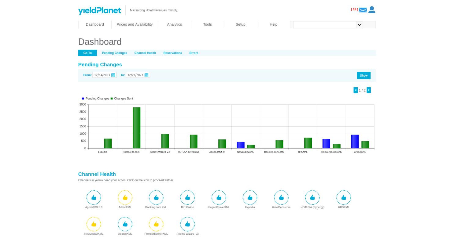 Channel Manager YieldPlanet
