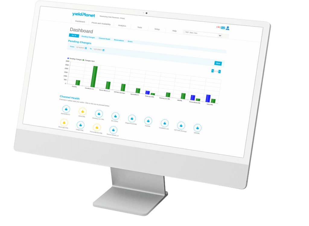 Software for hotels, hostels and guesthouses